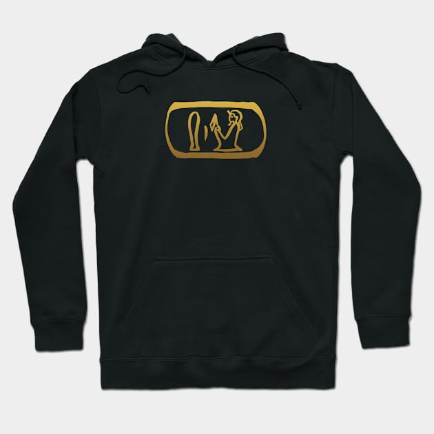 Majesty in Ancient Egyptian Hieroglyphics. Hoodie by hybridgothica